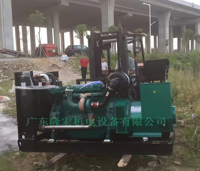 中山高速公路用備用電源、120KW濰柴發電機